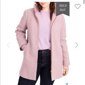 J. Crew lodge Italian stadium cloth wool coat